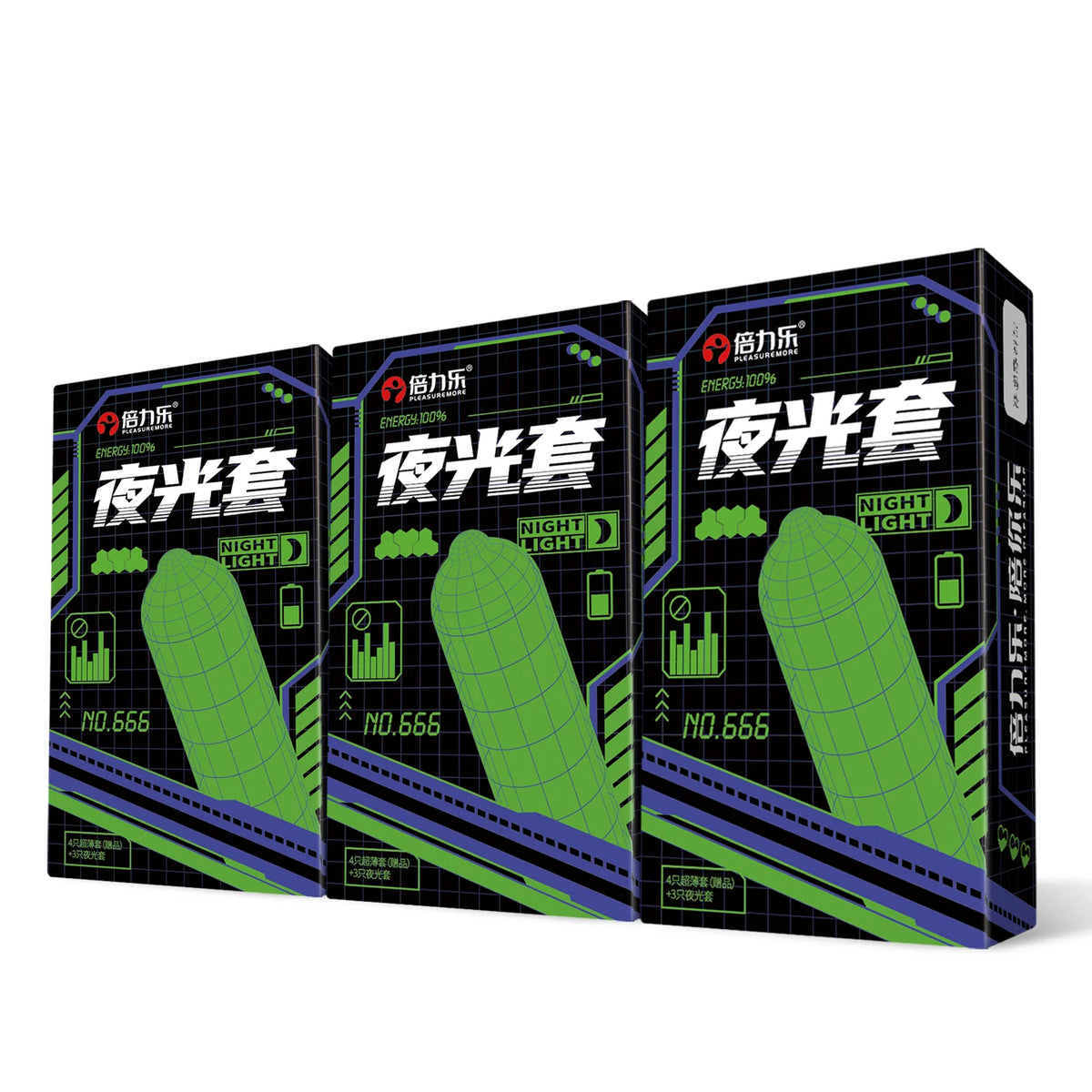 Glow in the Dark Condoms Set 7pcs Ultra Thin Lubricated Natural Latex Men Novelty Fun Night Sensual Romantic Touch Fit Beilile