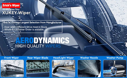 Erick's Wiper LHD Front Wiper Blades For Skoda Octavia A7 Typ5E MK3 2013 - 2019 Windshield Windscreen Window Brush 24"19"