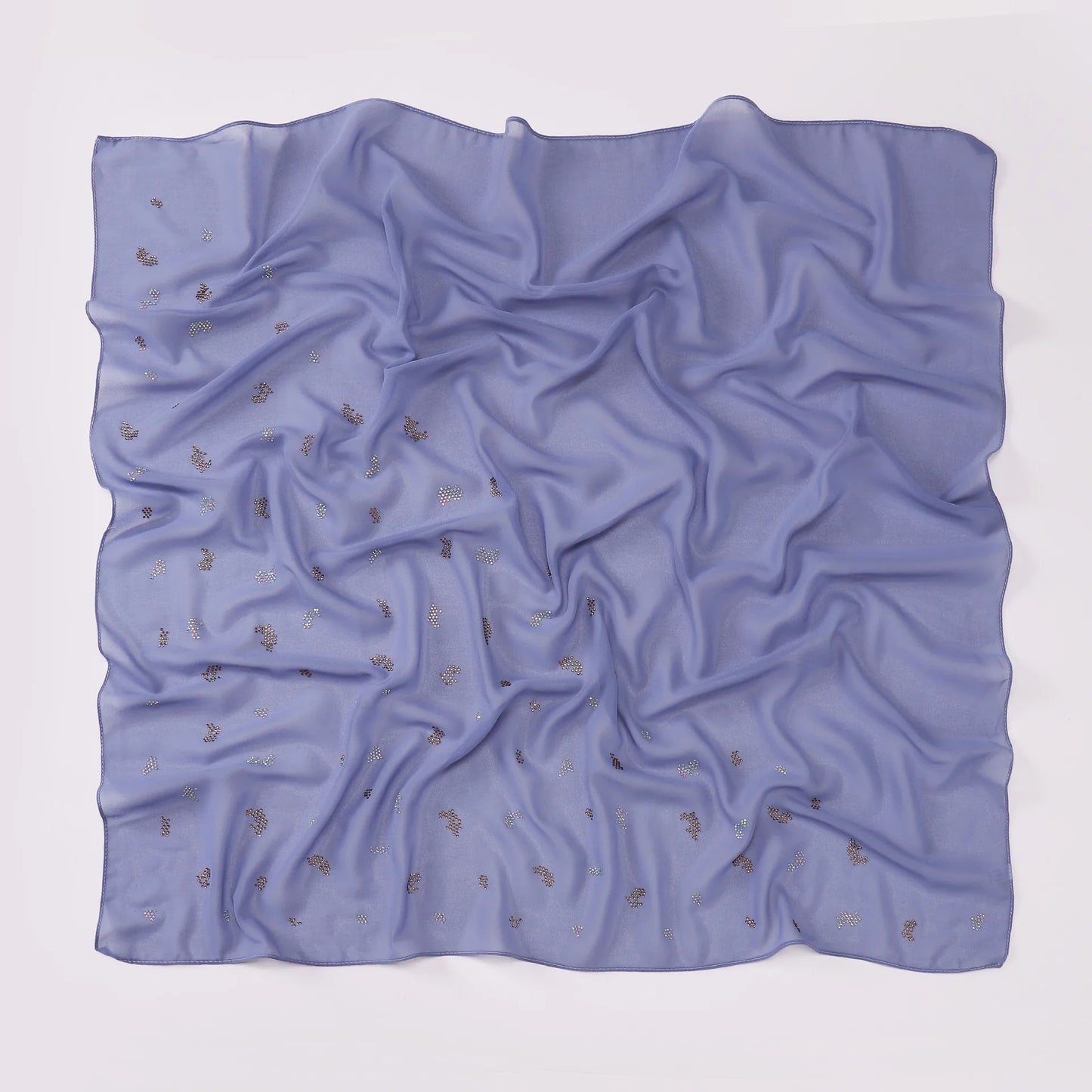 90*90cm Square Chiffon Hijab Scarf Women Solid Color Muslim Soft Head Scarf Islamic Shawls and Wraps Headband Musulman Scarves