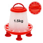1Pc 1.5kg/3L Poultry Automatic Drinker Bucket Chicken Feeder Barrel Water Bucket Quail Drinking Farm Chicken Coop Water Supply