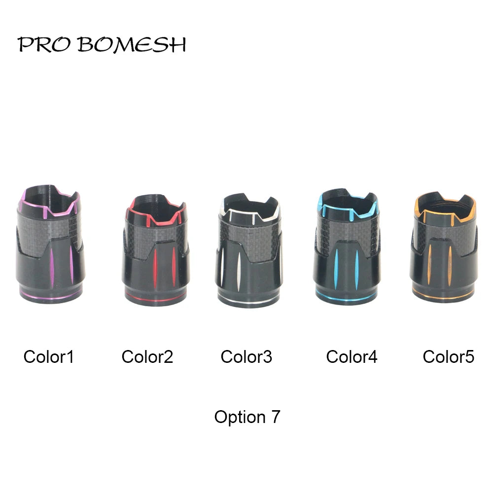 Pro Bomesh Aluminum Locking Nutt Fishing Reel Seat Decorative Trim Part DIY Fishing Rod Component Accessory