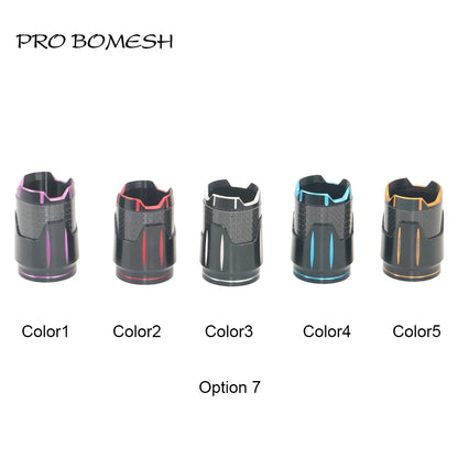 Pro Bomesh Aluminum Locking Nutt Fishing Reel Seat Decorative Trim Part DIY Fishing Rod Component Accessory