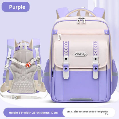 New Primary School Students' Backpacks for Boys and Girls Suitable for Grades 1-6 - 9 Large Capacity Children's School Bags
