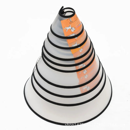 Soft Adjustable Pet Protective Cover Anti-Lick Anti-Bite Recovery Cone Collar Anti-Scratch Beauty Cover Wound Protection