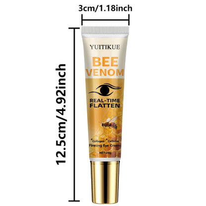 Instant Eye Tightening Cream by YUITKUE - Bee Venom, Collagen & Caffeine, Reduces Puffiness & Fine Lines, 20g