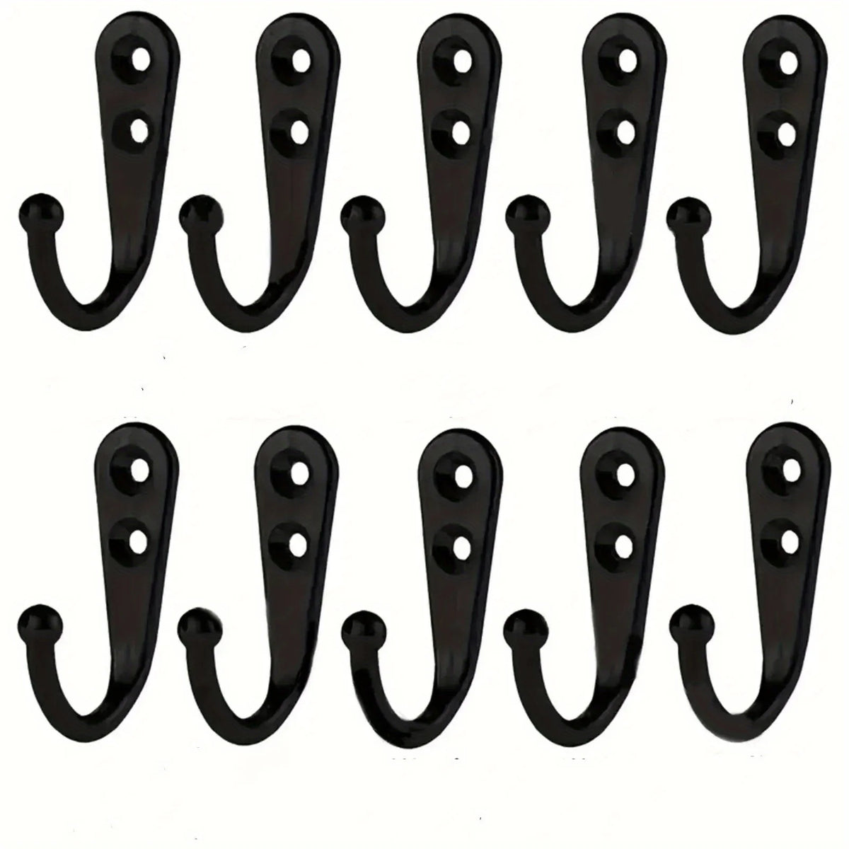 Retro Wall Hooks Hangers Door Wall Mounted Coat with Screws Suction Heavy Load Rack for Kitchen Bathroom Accessories