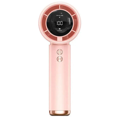 Lenovo Portable Handheld Turbo Fan 100-Speed Adjustable High Speed Cooling Fan USB Rechargeable Quiet Personal Fan for Travel