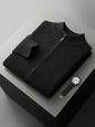 100% Merino Wool Two-piece Suit for Men Autumn Winter Knitting Zipper Cardigan and Slim-fit Pants Warm Thickened Clothing Sets