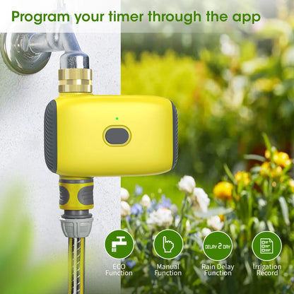 Tuya Smart Zigbee Watering Timer Automatic Drip Irrigation Controller Smart Water Valve Garden Automatic Watering System