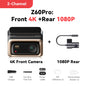 DDPAI Z60 Pro 4K Dash Cam Auto Dashcam Front GPS Car Camera for Dual SONY Sensor WiFi ADAS Night Vision DVR Video Recorder
