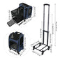 Pet Transport Box with Wheels, Pet Trolley Backpack, Pet Bag Trolley Case for Cats Small Dogs Up to 33lbs