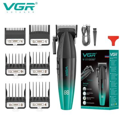VGR Hair Clipper Cordless Hair Trimmer Professional Hair Cutting Machine Electric 9000 Rpm Haircut Clipper for Men V-003 V-906
