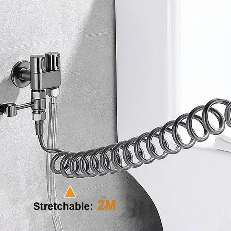 Toilet Cleaning Bidet Toilet Sprayer Set Cold Water Portable Bidet Toilet Accessories Handheld Bathroom Wash Anal Douche