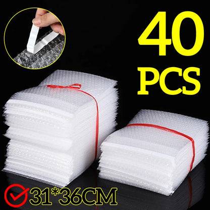 Transparent Bubble Mailers Self-sealing Plastic Shockproof Shipping Bag Self-adhesive Bubble Foam Packing Bags Cushioning Bag