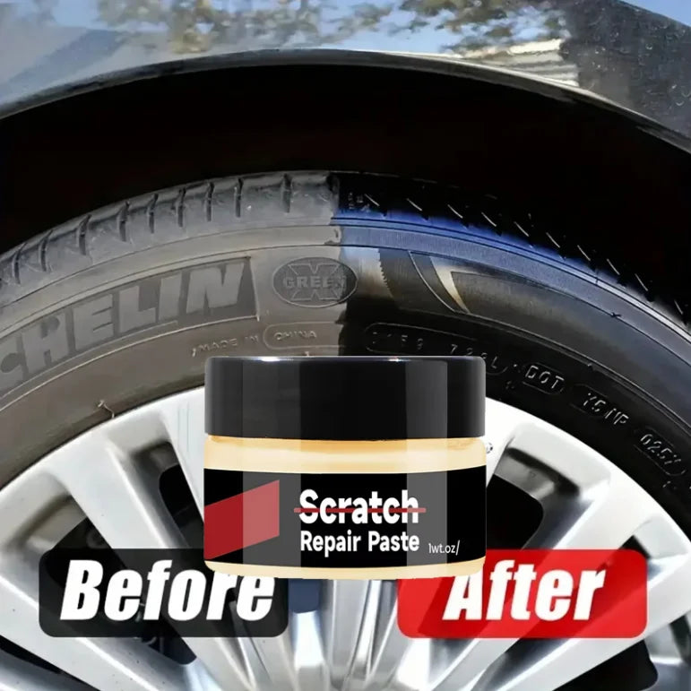 Car Plastic Refurbishment Agent, Leather Repair & Trim Polishing Wax, Anti-Aging & Scratch Elimination for Tires