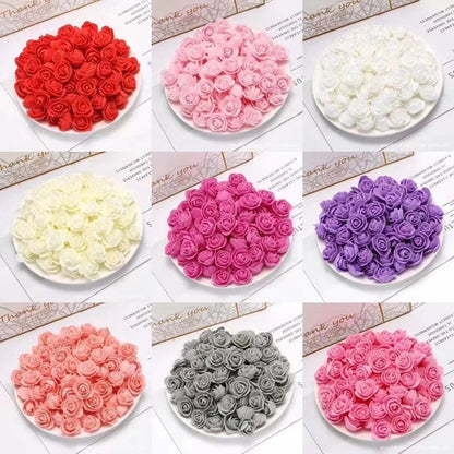 PE foaming Artificial Flowers Home vase table Wedding ornaments DIY gift Scrapbook Bubble Bear Valentine's Day Arch wreath Decor