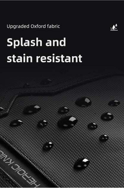 HK Anti-theft Men's Shoulder Bag Waterproof Chest Crossbody Bag with USB Oxford Leisure Satchel Multi-Pockets Sling Bag for Male