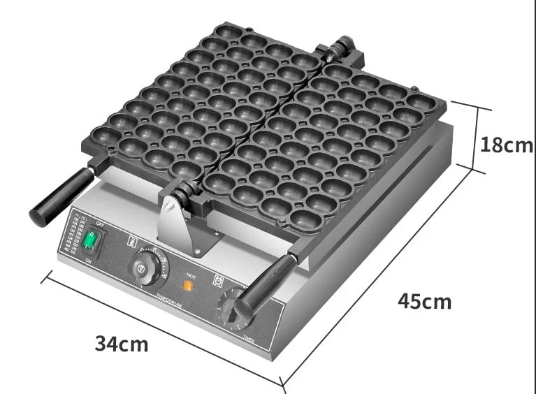 Customizable Egg Baby Sponge Cake Maker Machine Pancake Oval Machine Waffle Baking Machine Commercial Home Use