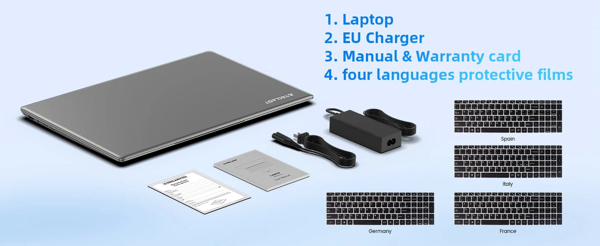 TECLAST F16 Pro 15.6 inch Laptop 16GB RAM 512GB SSD Computers for Intel N95 CPU 1920x1080 IPS Backlit Keyboard Mini-HDMI WiFi 6 USB3.2 F16Pro Notebook