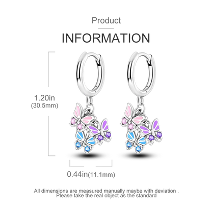 925 Sterling Silver Earrings Jewelry Hoop Flower Ear Studs Campanula Sparkling Pave Earring Wedding Gift For Women Anniversary