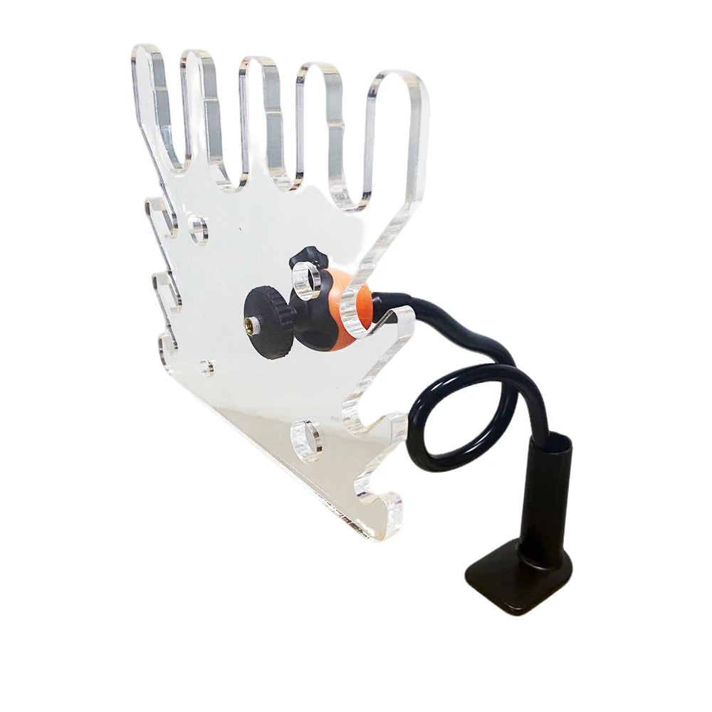 Universal Articulated Ventilator Adjustable Anesthesia Breathing Circuit Holder with Rotational Swivel & Threaded Tube Support