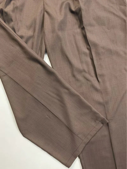 Men's Wide Leg Pants Casual Loose Fit Streetwear Trousers Fashion Hip Hop High Street Man Jogger Pant Solid Color Suit Pants