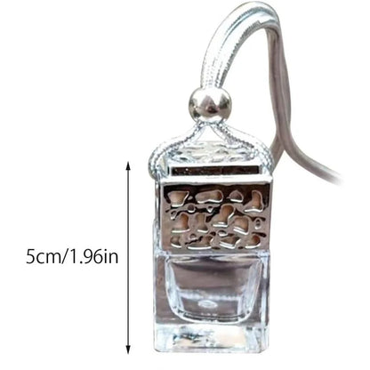 Air Freshener Ornament Perfume Bottle Pendant Essential Oils Auto Car Perfume Bottle Hanging Glass Bottle Car-styling