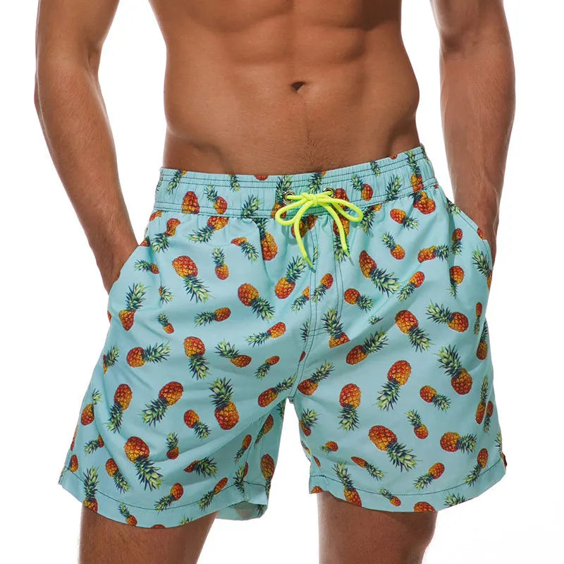 3D Print Flamingo Sports Quick-dry Breathable Men Women Pants Outdoor Casual Vacation Beach Hawaiian Sea Surfing Shorts Summer