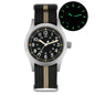 Militado ML05 38mm Military Watch Miyota 2035 Movement Domed Sapphire Crystal C3 Green Luminous 10Bar Waterproof Vintage Watches