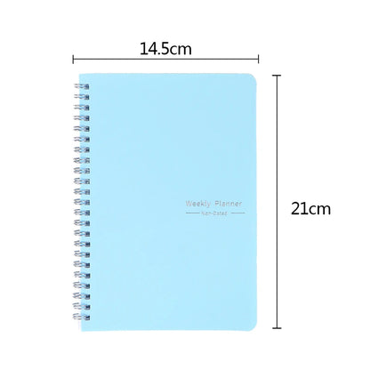 2024 Weekly Planner Agenda A5 Notebook Planner Pouch 52 Weeks Planner Schedules Stationery School Office Supplies Stationery
