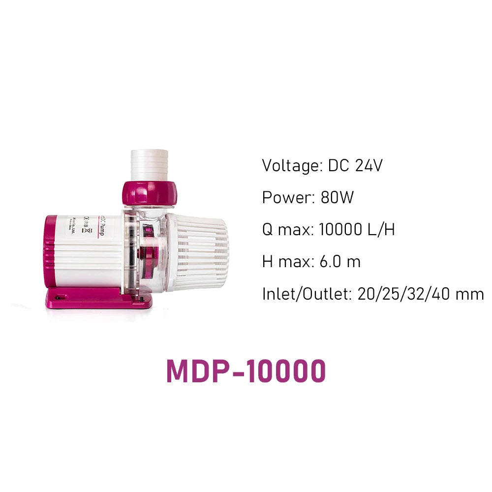 Jebao MDP Series WiFi Smart DC Water Return Pump with LCD Display Controller for Freshwater and Marine Aquarium Tank