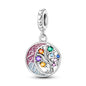 Original 925 Sterling Silver Charm Beads Clover Sunflower Tulip Carnation Pendant For Women Jewelry Fashion Gift