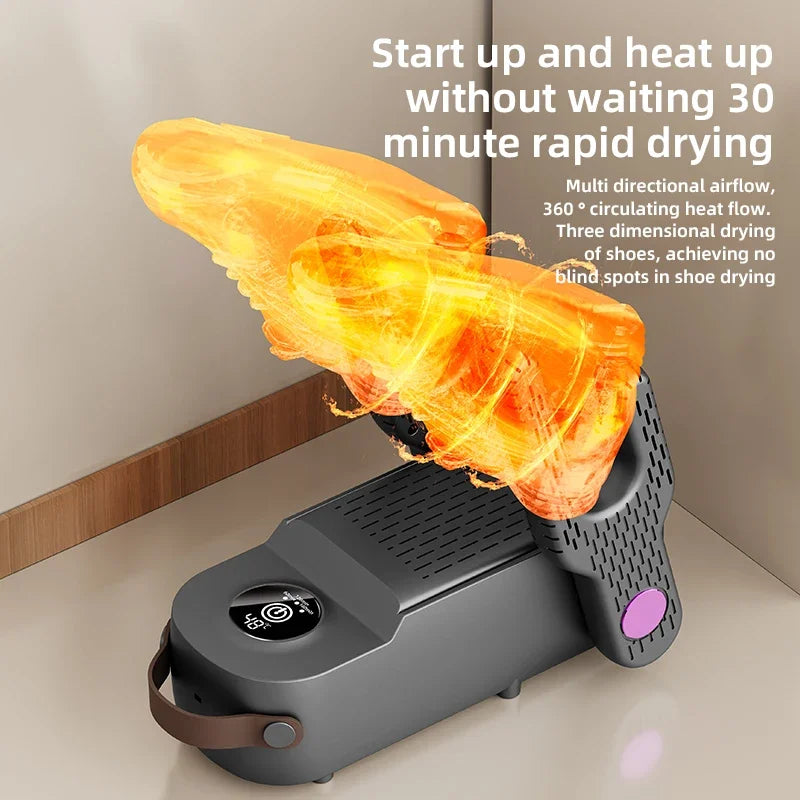 New 2025 Korean Style 4-Core Shoe Dryer Sterilizing & Deodorizing Foldable Smart Shoe Dryer Multi-Function Sock Dryer