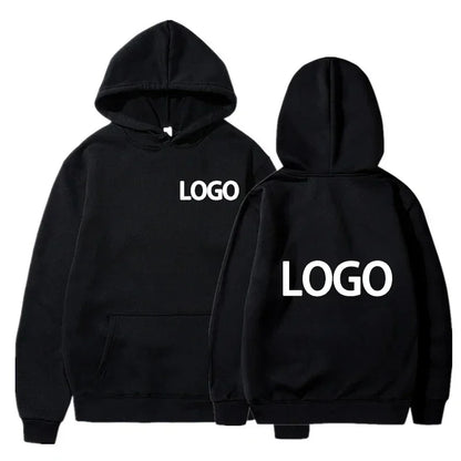 Men's and Women's Hooded Pullover, Customized Team Loose Casual Clothing, Fashionable and Personalized 100% Polyester,