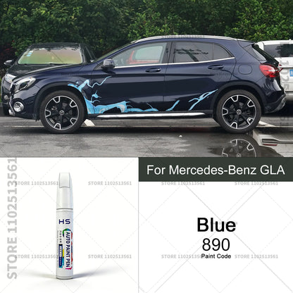 Car Paint Repair Pen Touch Up Scratch Remover DIY Auto Accessories For Mercedes-Benz GLA Jewel Blue Polar White Rose Gold Red