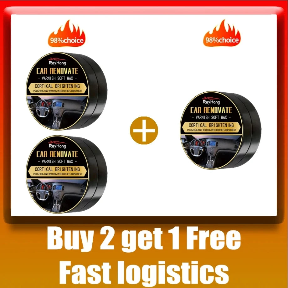 Multifunctional Leather Care Maintenance Oil Cleaning Cream for Car Interior Leather Seat Sofa Bag Shoes Jacket Care Polishing/v