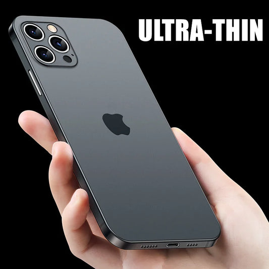 0.2MM Ultra Thin Case For iphone 13 14 15 Pro Max 12 Mini 11 X XR XS Max Cover For iphone SE 2020 2022 7 6 8 Plus Hard PC Case