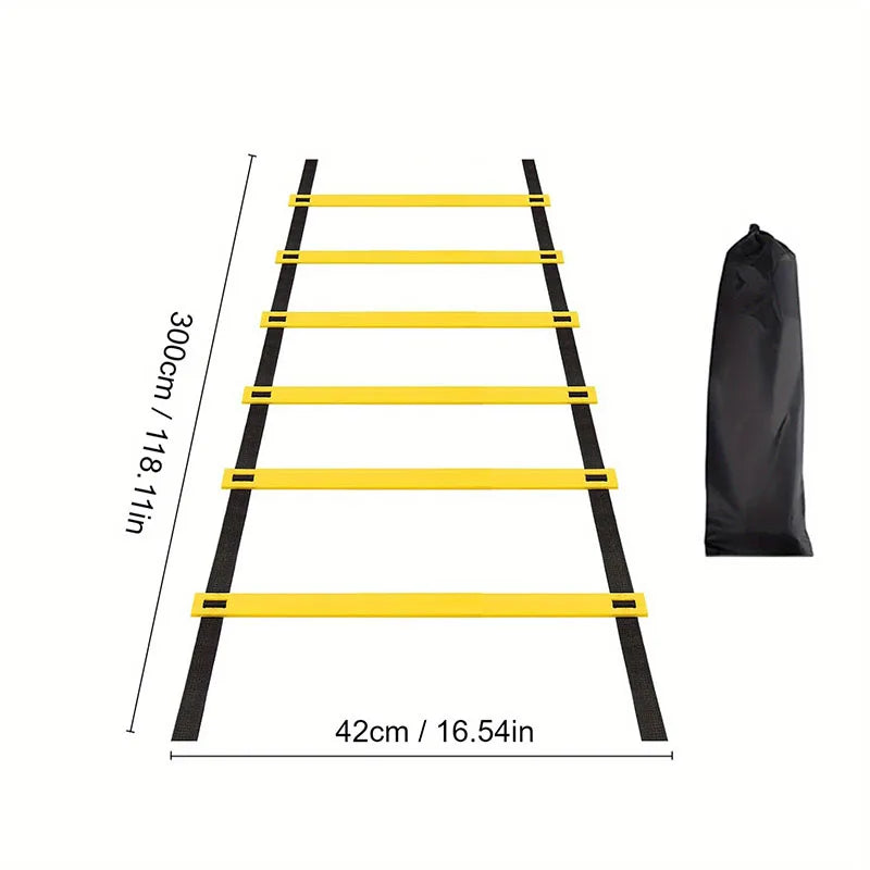Agility Training Ladder for Kids, Speed Footwork Drill, Soccer Fitness & Coordination Workout Tool