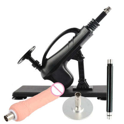 FREDORCH Sex Machines More Attachment Masturbating Pumping Sex Gun Adjustable with Dildo Couples Sex Toy Love Machine for Couple