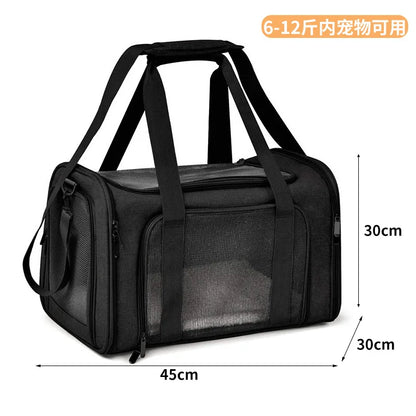 Large Capacity Mesh Breathable Pet Bag Outdoor Portable Cat Backpack Breathable Mesh Pet Travel Carrier Cats Daily Outdoor Use