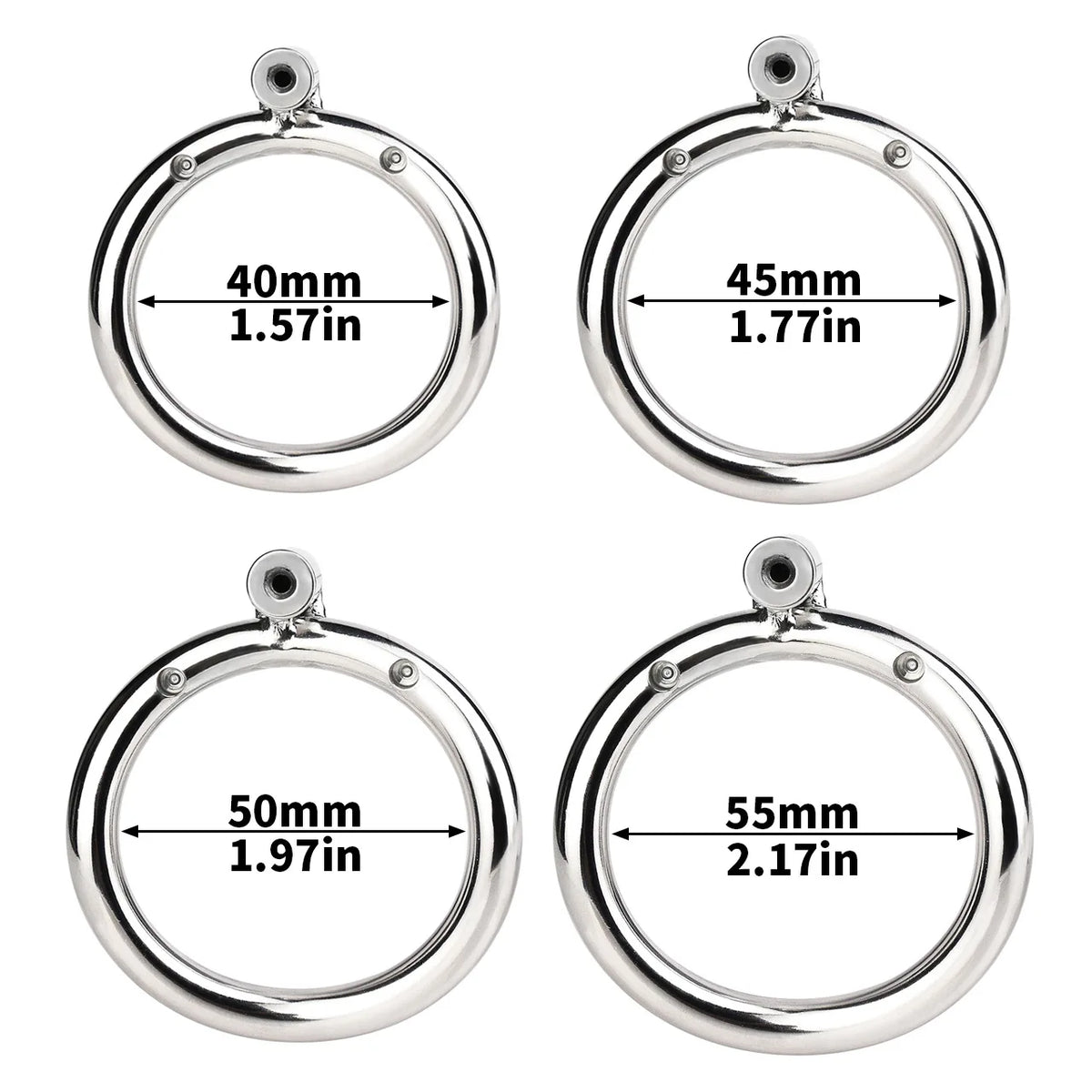 Stainless Steel Chastity Cage Device Penis Rings Bondage Belt Cock CB Lock BDSM Sex Toys for Man Gay Adult Products Accessories
