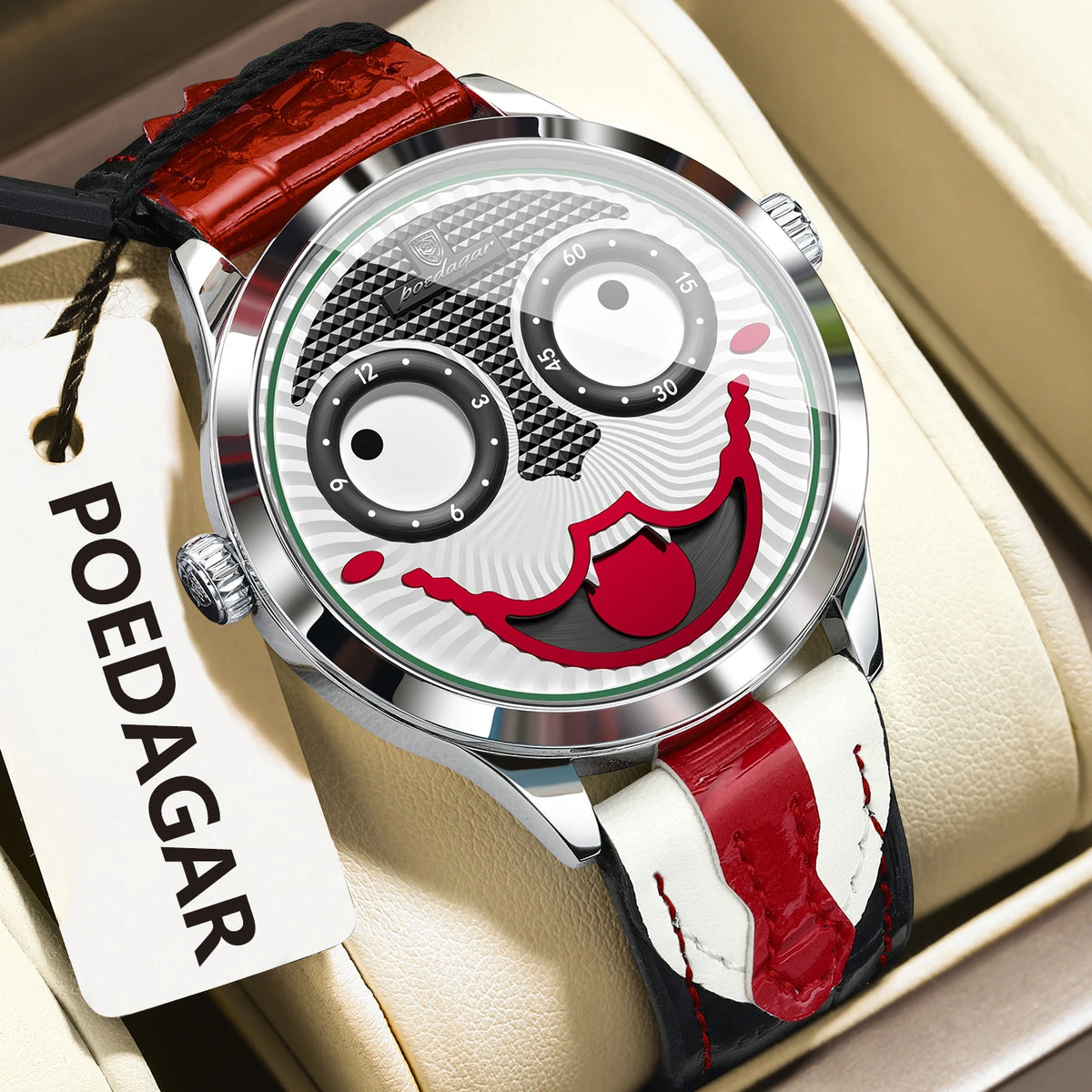 POEDAGAR Top Original Watch For Man Luxury High Quality Waterproof Man Wristwatch Quartz Leather Men's Sports Watches Male Reloj