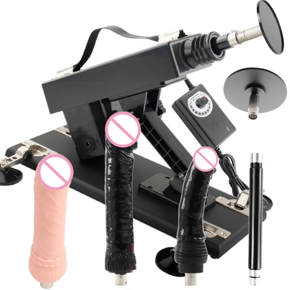 FREDORCH Upgraded Sex Machine for Women with Dildos Automatic Masturbation Machine Pump Gun Love Machine Couple Sex Toys