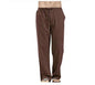 Men's Cotton Linen Pants Summer Solid Color Breathable Linen Trousers Male Casual Elastic Waist Fitness Pants Hip-Hop Streetwear