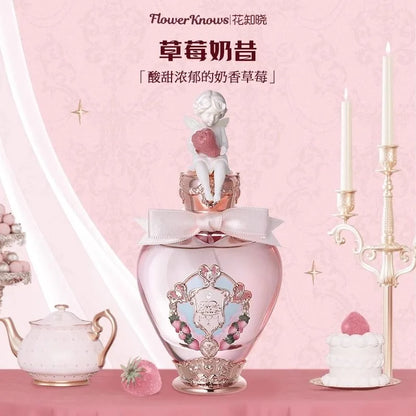 Flower Knows Strawberry Cupid Series Original Mens Woman Perfume Fruit Grapefruit Fresh Fragrance Charm Cologne 50ml