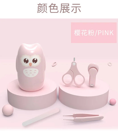 Newborn Baby Nail Scissors Baby Nail Care Tools Kids Safety Portable Nail Scissors Trimmer Tweezers with Box Kids  Nail Art  Set