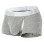 Open Front Underwear Men Cotton Sexy Men's Boxer Shorts Panties Breathable Pouch Bulge Underpants Male