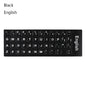 Non-slip English Arabic Keyboard Stickers Wear-resistant Laptop Keyboard Stickers Russian Letter Deutsch Spanish Alphabet Layout