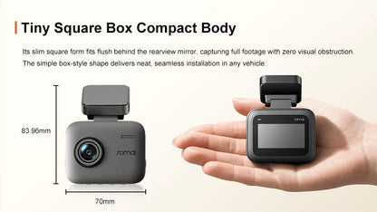 Global Version 70mai Dash Cam A800Nano 4K Image HDR GPS ADAS 24H Parking  70mai A800Nano True 4K Car DVR