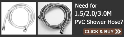 New 1.5/2/3M Silicone Shower Head Hose Flexible Anti-Winding Pipe High Pressure Powerful Shower Tube Bathroom Faucte Accessories